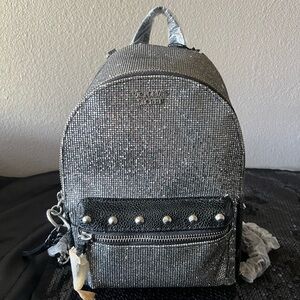 Victoria Secret Metallic Silver Backpack